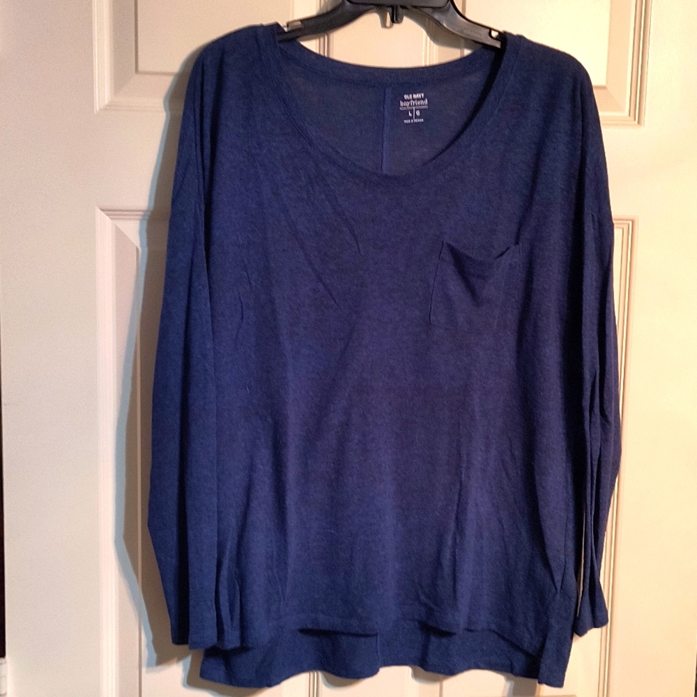 Dark blue shirt